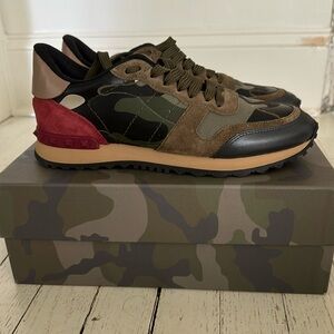 valentino leather sneakers size 38.